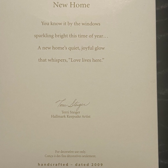 Hallmark 2009’New Home Ornament in Original Box - Picture 8 of 9